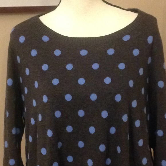 FINAL💲⬇️ NWT Charter Club dot tunic sweater, 0X - Picture 4 of 7